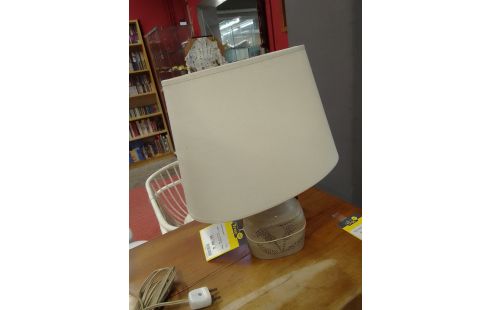 LAMPE DECO VINTAGE TERRE CUITE 37 CM