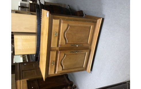 MEUBLE DE RANGEMENT CHENE 2 PORTES / 2 TIROIRS