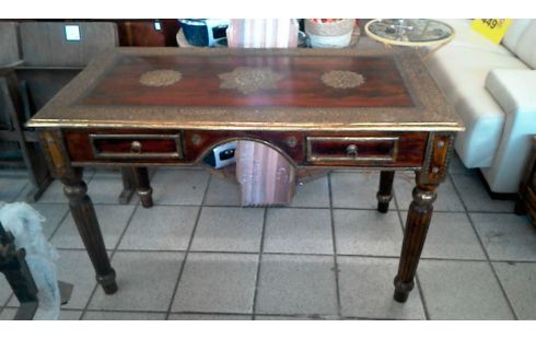 BUREAU STYLE COLONIAL BOIS ET CHIFFONS