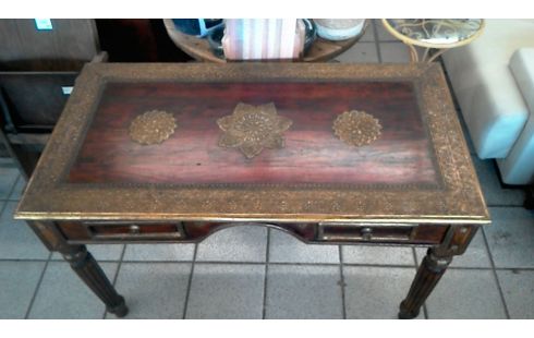 BUREAU STYLE COLONIAL BOIS ET CHIFFONS