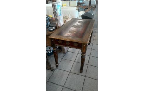 BUREAU STYLE COLONIAL BOIS ET CHIFFONS