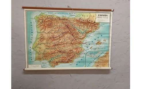 CARTE GEOGRAPHIQUE ESPAGNE