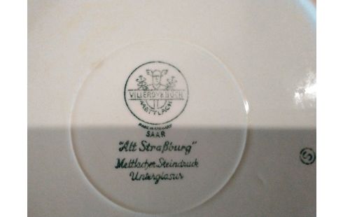 ASSIETTE VILLEROY ET BOCH X6