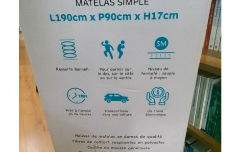 MATELAS DREAMCOM BLISS 90X190