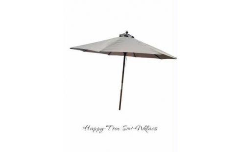 SONNENSCHIRM BEIGE STOFF, , HOLZ OHNE FUSS MET