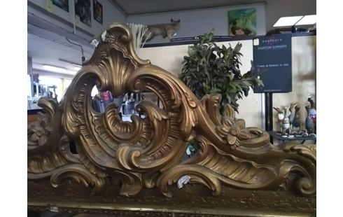 MIROIR DORE BISEAUTE ANCIEN