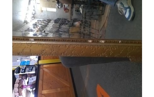 MIROIR DORE BISEAUTE ANCIEN