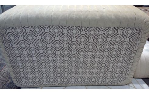 CANAPES CINNA SANDRA 2 X 2 PLACES + OTTOMAN TISSU