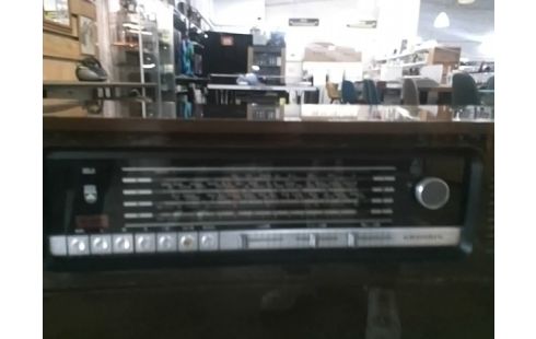 MEUBLE RADIO VINTAGE PLATINE VINYLE HS