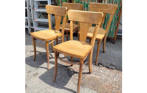 CHAISE STYLE THONET LE LOT DE 4