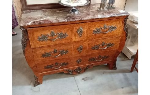 COMMODE TOMBEAU MARBRE