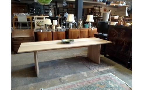 TABLE CHENE MASSIF RECTANGULAIRE BOLIO PRIX NEUF 5000 EUR