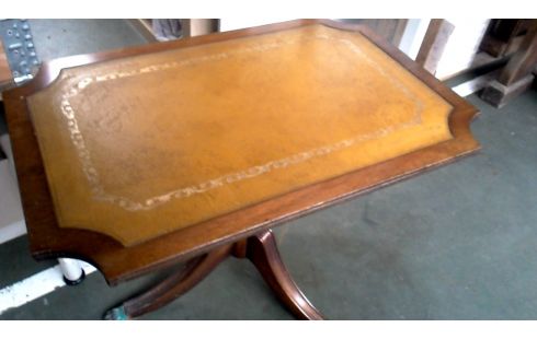 BIJZETTAFEL ENGELS LEDER OLIJF KLEUR