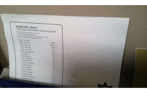 BESTEK IN KOFFER SBS SOLINGEN MODEL 4520 BE