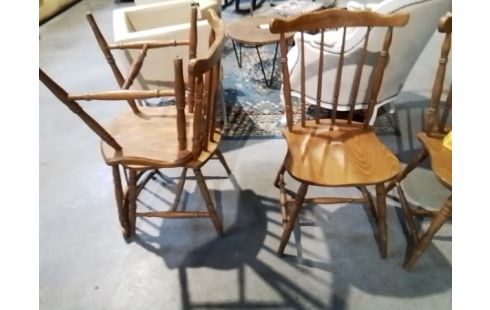 4 CHAISES WESTERN