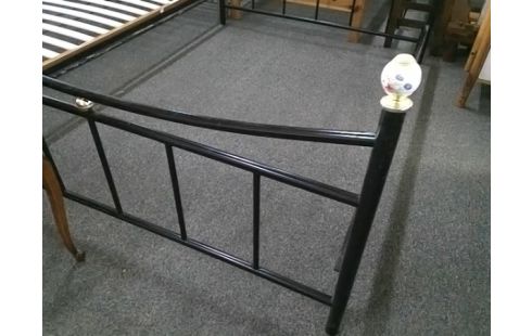 LIT FER NOIR 140X190 (SANS SOMMIER)