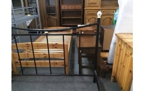 LIT FER NOIR 140X190 (SANS SOMMIER)