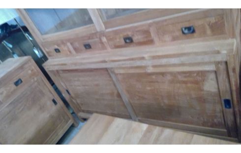 BUFFETKAST TEAK 4 SCHUIFDEUREN 4 SCHUIVEN