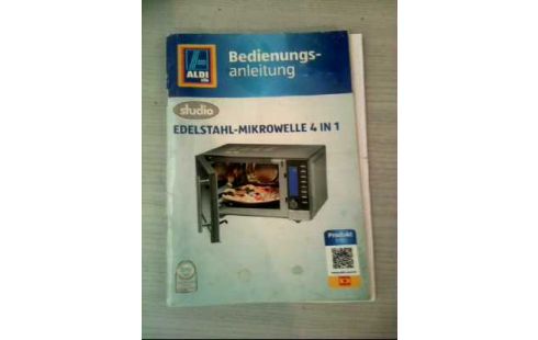 MIKROWELLE <STUDIO> EDELSTAHL 4 IN 1