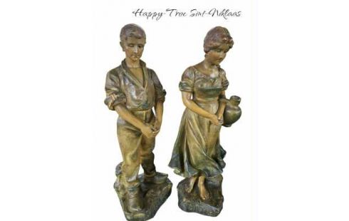 BEELD PLAASTER LOT VAN