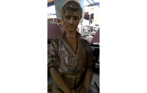 BEELD PLAASTER LOT VAN