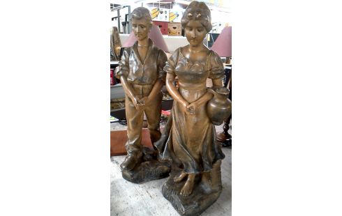 BEELD PLAASTER LOT VAN