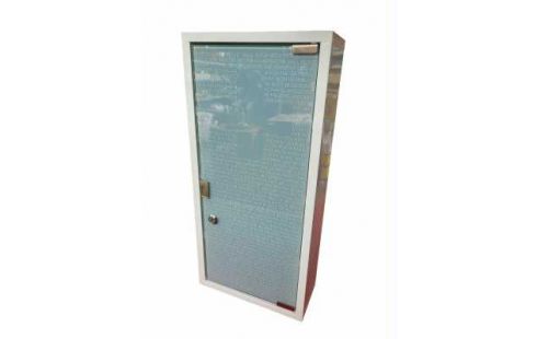 KISTE 1, , HAUSAPOTHEKE WEISS METALL EIS