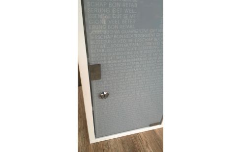 KISTE 1, , HAUSAPOTHEKE WEISS METALL EIS