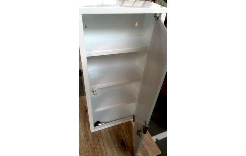 KISTE 1, , HAUSAPOTHEKE WEISS METALL EIS