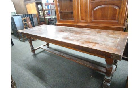 TABLE DE FERME CHENE MASSIF