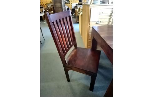 CHAISE LOT DE 4 BOIS EXOTIQUE