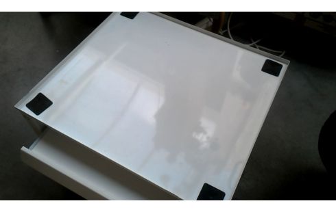 SERVIERTISCH METALL WEISS, , WÄSCHETROCKNER, , WASCHMASCHINE