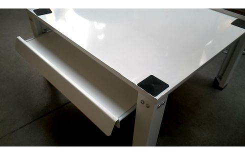 SERVIERTISCH METALL WEISS, , WÄSCHETROCKNER, , WASCHMASCHINE