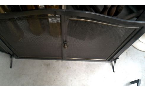 OFFENER KAMIN, , KAMINGITTER EISEN KUPFER