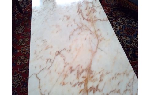 TABLE DE SALON MARBRE PIED DORE