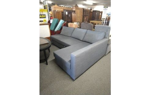 SALON D'ANGLE TISSU GRIS IKEA