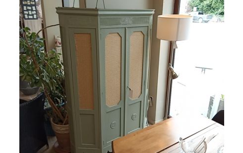 MEUBLE VERT 2 PORTES HAUT