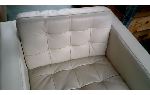 BUTACA. IKEA BEIS CUERO