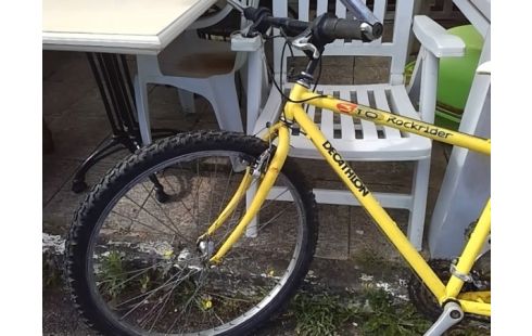 VELO JAUNE 310 ROCKRIDER
