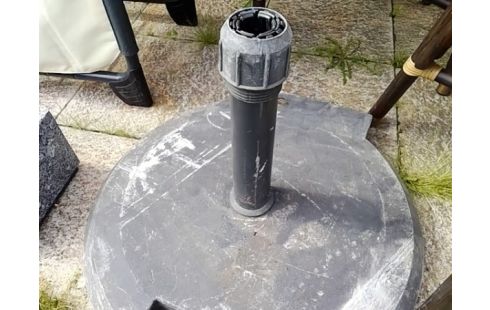 PIED DE PARASOL GRIS