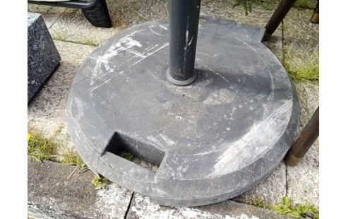 PIED DE PARASOL GRIS