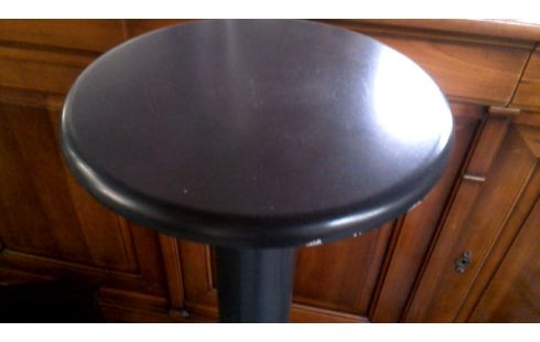 SERVIERTISCH RUND SCHWARZ