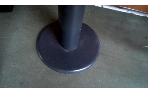 SERVIERTISCH RUND SCHWARZ