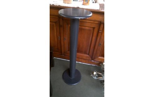 SERVIERTISCH RUND SCHWARZ