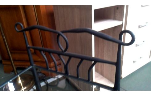 NACHTTISCH SCHWARZ METALL EIS