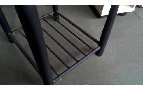 NACHTTISCH SCHWARZ METALL EIS