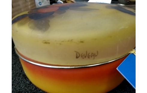 BONBONNIERE PATE DE VERRE DEVEAU