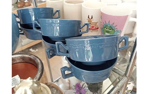 TASSE BLEUE LOT 6