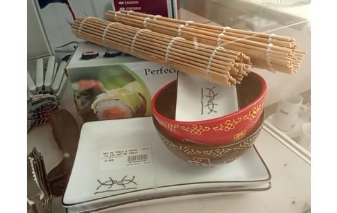 SET DE TABLE À SUSHI LE LOT