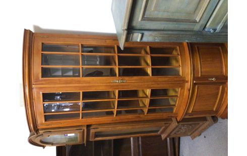 ENCOIGNURE MERISIER 1/4 2 PORTES VITREES 2 PORTES